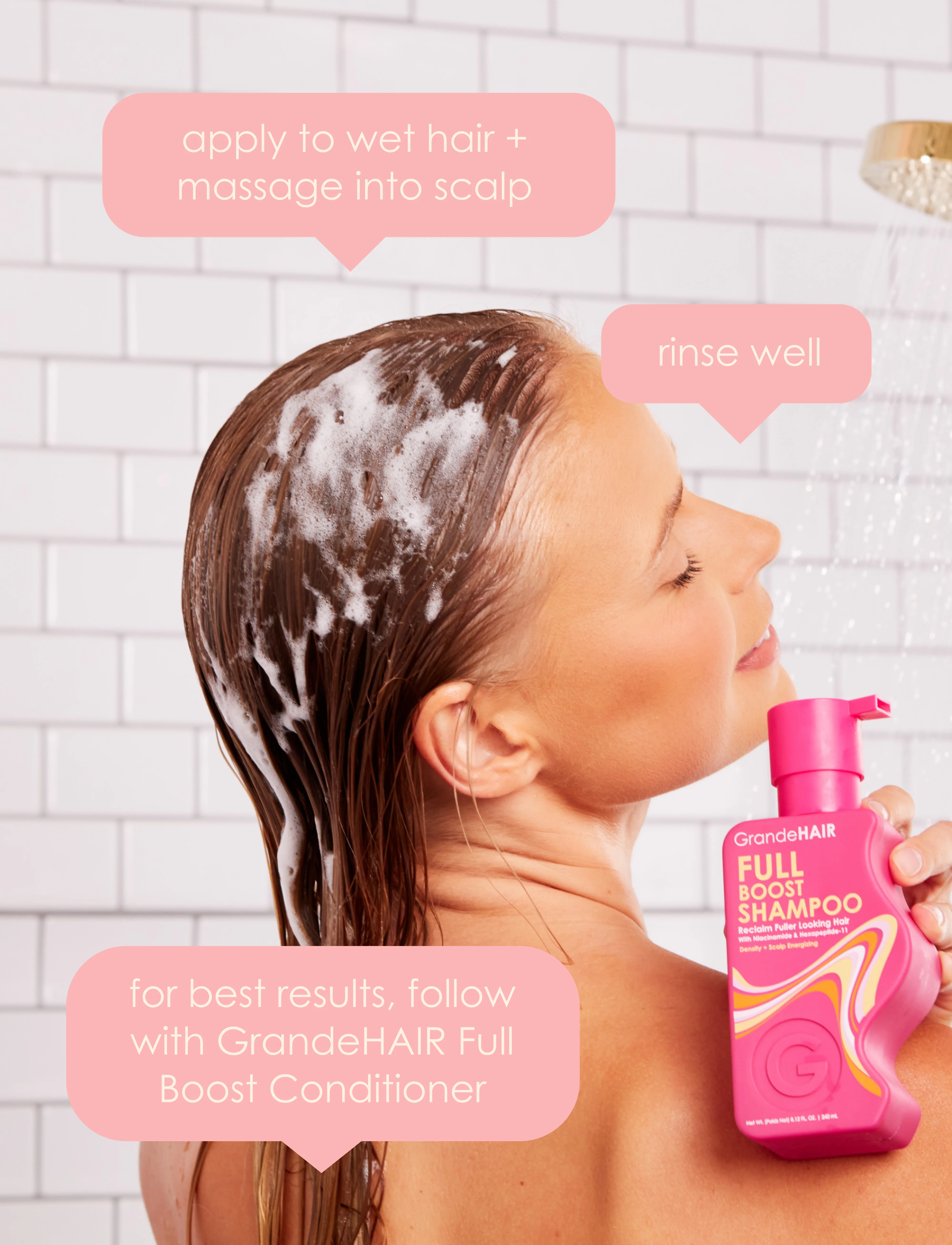 GrandeHAIR Full Boost Shampoo Mini Size - Image 5