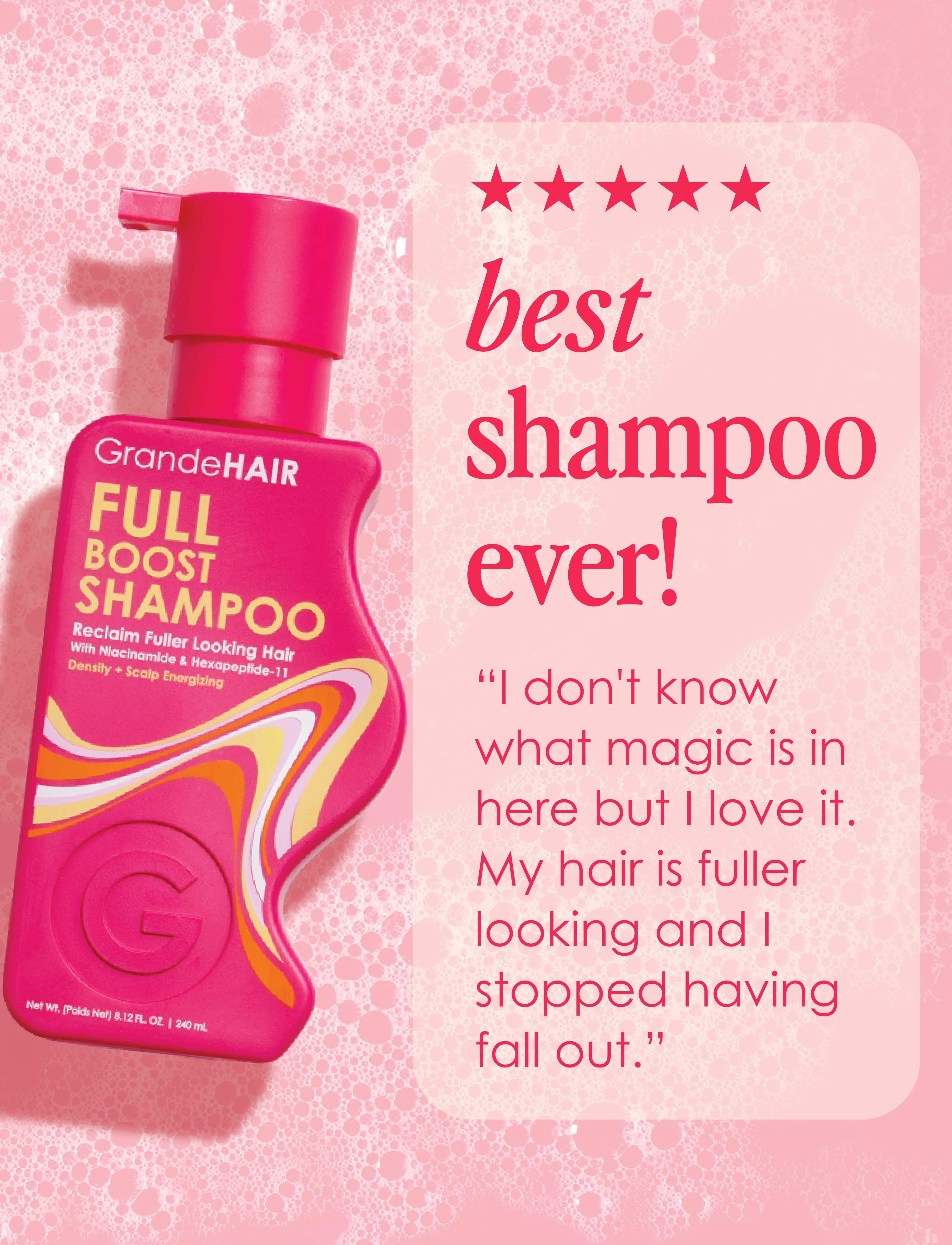 GrandeHAIR Full Boost Shampoo Mini Size - Image 6