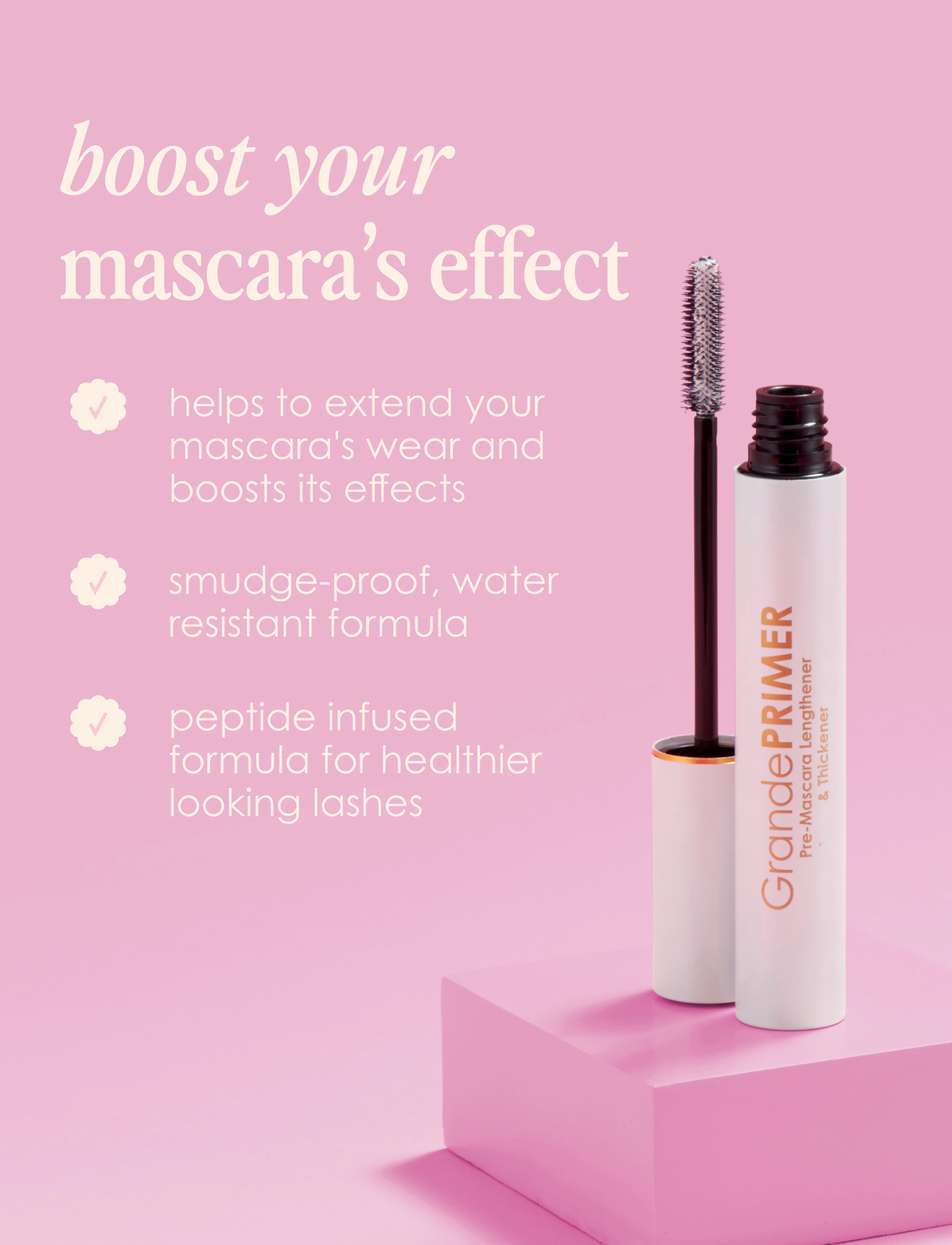 GrandeLASH-MD, GrandePRIMER, GrandeREPAIR, GrandeMASCARA & Makeup Bag - Image 4